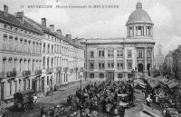 carte postale ancienne de Molenbeek Maison Communale