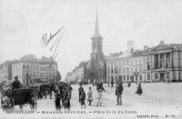 carte postale ancienne de Molenbeek Place de la Duchesse