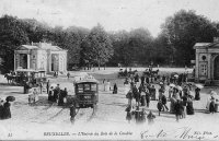postkaart van Brussel L'entrée du Bois de la Cambre