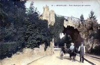 carte postale ancienne de Laeken Pont rustique