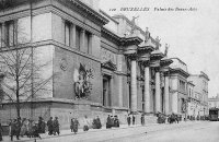 postkaart van Brussel Palais des Beaux-Arts