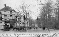 carte postale ancienne de Laeken La DrÃ¨ve Saint-Anne