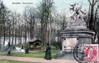 postkaart van Brussel Vue du Parc