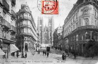 postkaart van Brussel La Rue et L'Eglise Ste Gudule