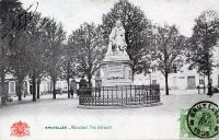 postkaart van Brussel Monument Van Helmont