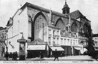 postkaart van Brussel L'Eglise Saint-Nicolas