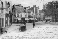 carte postale de Bruxelles Place Sainte-Catherine