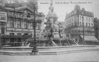 postkaart van Brussel Porte de Namur