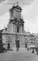 carte postale ancienne de Saint-Josse Eglise Saint-Josse