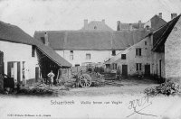 carte postale ancienne de Schaerbeek Vieille ferme rue Vogler