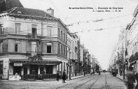 carte postale ancienne de Saint-Gilles ChaussÃ©e de Charleroi