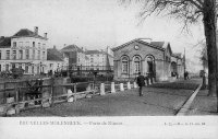 carte postale ancienne de Molenbeek Porte de Ninove