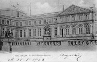 postkaart van Brussel La Bibliothèque Royale