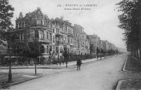 carte postale ancienne de Woluwe-St-Lambert Avenue Brand-Whitlock