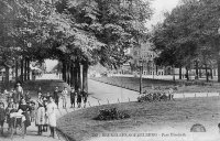 carte postale ancienne de Koekelberg Parc Elisabeth