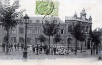 carte postale ancienne de Saint-Gilles Place Bethléem - l'Ecole