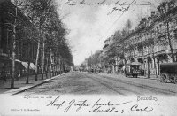 postkaart van Brussel L'Avenue du midi
