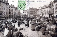 postkaart van Brussel La Place du Sablon