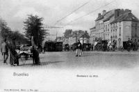 carte postale de Bruxelles Boulevard du Midi