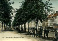 postkaart van Brussel Boulevard du midi