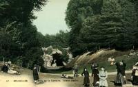 carte postale de Bruxelles Bois de la Cambre. Grand ravin