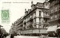 postkaart van Brussel Grand Bazar du Boulevard Anspach