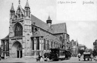 postkaart van Brussel L'Eglise Notre Dame du Sablon