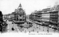 postkaart van Brussel La Place de Brouckère
