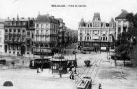 postkaart van Brussel Porte de Louvain