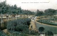 carte postale de Bruxelles Jardin botanique, vue du Boulevard