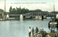 postkaart van Brussel Pont du chemin de fer - Canal de Willebroeck
