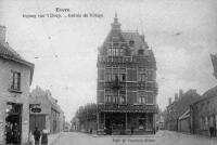 carte postale de Evere Croisement chaussée d'Helmet et rue du tilleul.