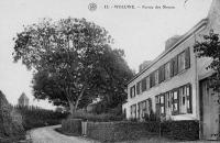 carte postale ancienne de Woluwe-St-Lambert Ferme des noyers (rue sombre)