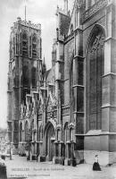 postkaart van Brussel Portail de la cathédrale