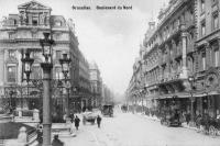 postkaart van Brussel Boulevard du Nord (actuel blvd Adolphe Max)