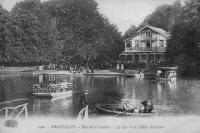 postkaart van Brussel Bois de la Cambre- Le Lac et le Chalet Robinson
