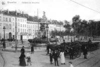 postkaart van Brussel Fontaine de Brouckère