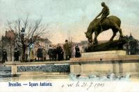 postkaart van Brussel Square Ambiorix