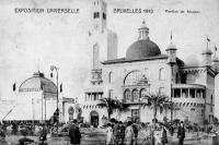 carte postale de Bruxelles Exposition universelle 1910 - Pavillon de Monaco