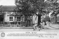 carte postale ancienne de Uccle De Hoef (actuellement rue Edith Cavell 218)