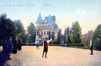 carte postale ancienne de Uccle Collège Saint-Pierre Tennis