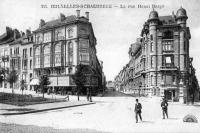 carte postale ancienne de Schaerbeek La rue Henri Bergé