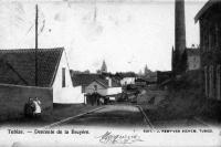 carte postale ancienne de Tubize Descente de la Bruyère