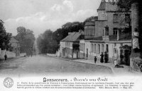 carte postale ancienne de Bonsecours Descente vers Condé.