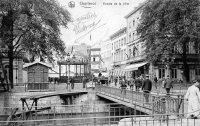 carte postale ancienne de Charleroi Entrée de la ville