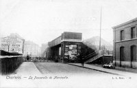 postkaart van Charleroi La Passerelle de Marcinelle