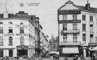 carte postale ancienne de Charleroi Rue du Collège