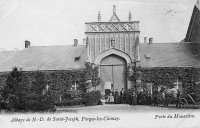 postkaart van Forges-lez-Chimay Abbaye de N-D. de Saint-Joseph, porte du Monastrère