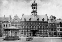 carte postale ancienne de Mons Hôtel de ville