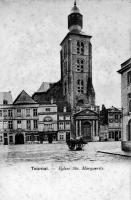 carte postale ancienne de Tournai Eglise Sainte Marguerite